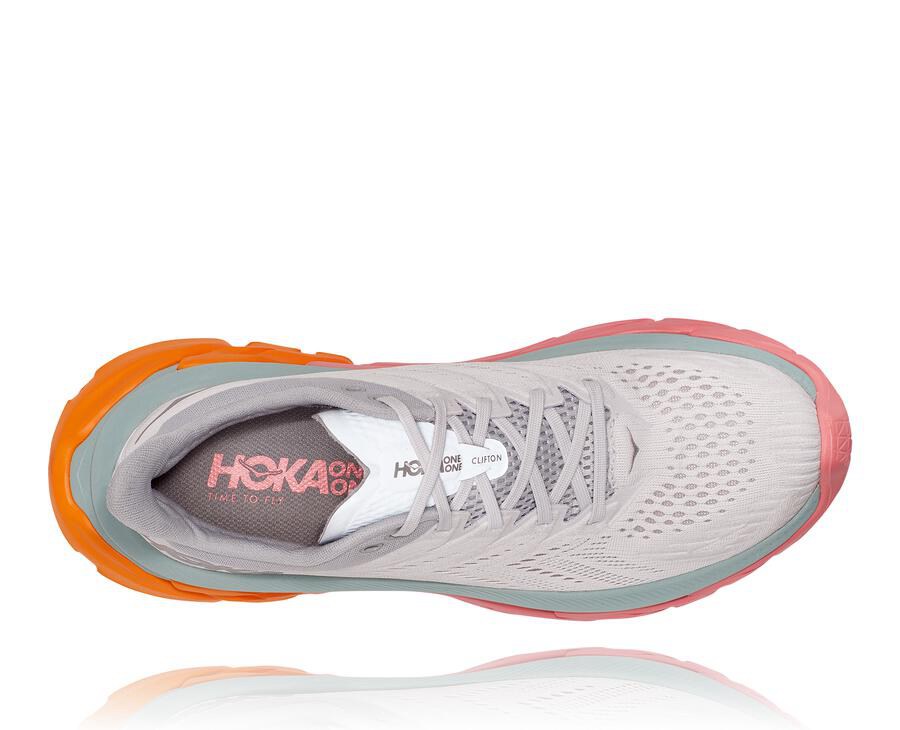 Hoka One One Clifton Edge Löparskor Herr - Vita - KHGWZ-8026